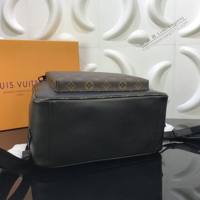 LV包包 LV新款雙肩包 M30259 APOLLO雙肩包 LV老花十字紋三角背包雙肩包  ydh3671
